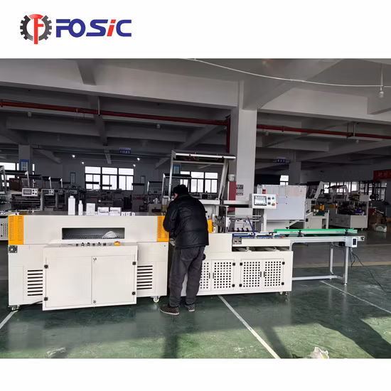 Fast Food POF Film Shrink Machine Automatic Heat Tunnel Shrink Wrap Machine