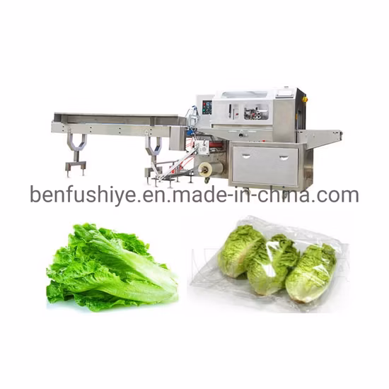 Horizontal Fresh Fruit and Vegetable Flow Packing Machine Automatic Commercial Food Wrapping Machine Automatic Packing Machine