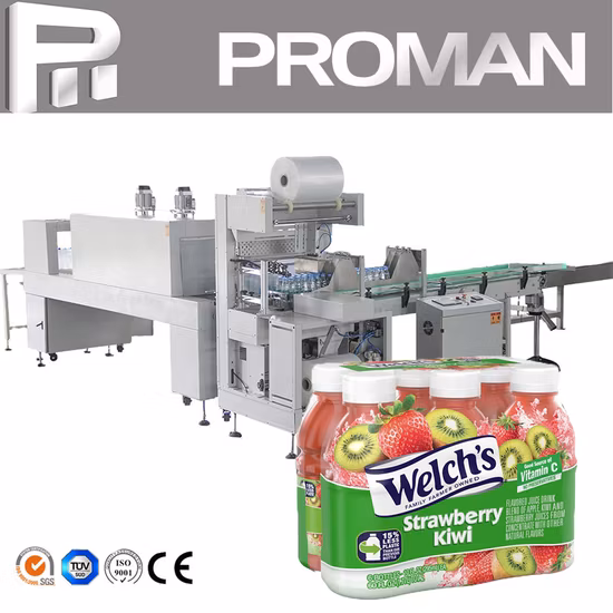 Top Technology Bottle Shrink Wrap Packing Automatic Shrink Sleeve Wrapping Packaging Machine