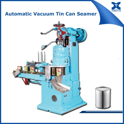 토마토 페이스트를 이용한 식품 포장용 캔 생산용 자동 밀봉기